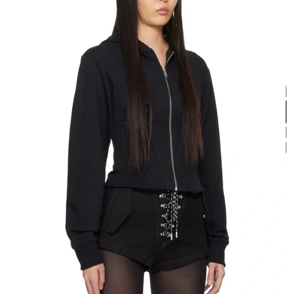 Dion Lee Corset Layered Hoodie Sweatshirt - Main Image